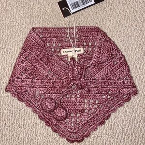 NWT Misha and Puff antique rose kerchief